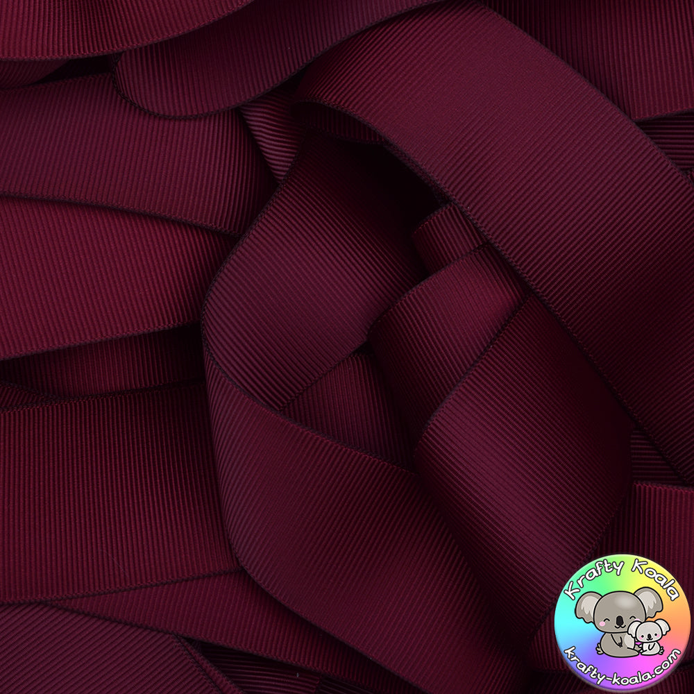 Burgundy Grosgrain Ribbon