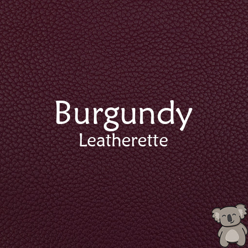 Burgundy Leatherette