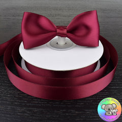 Burgundy Satin Ribbon