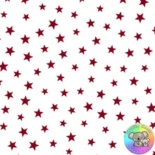 Load image into Gallery viewer, Burgundy Stars Fabric

