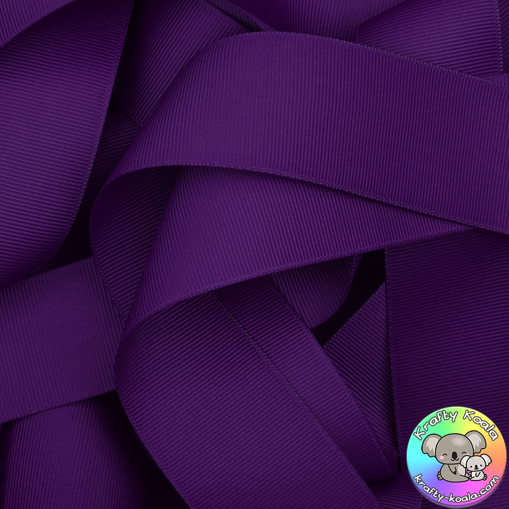 Dark Purple Grosgrain Ribbon