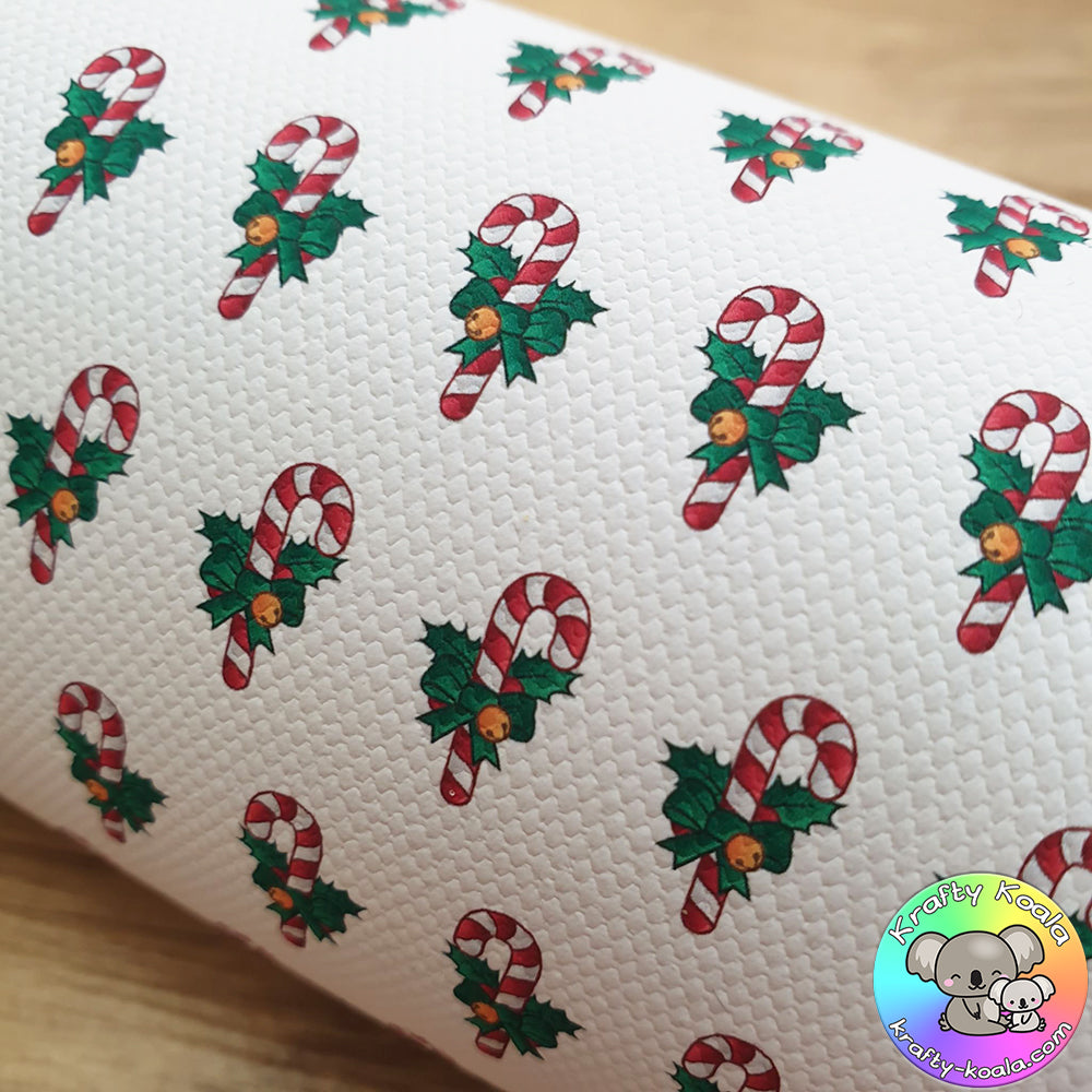 Christmas Candy Cane Fabric