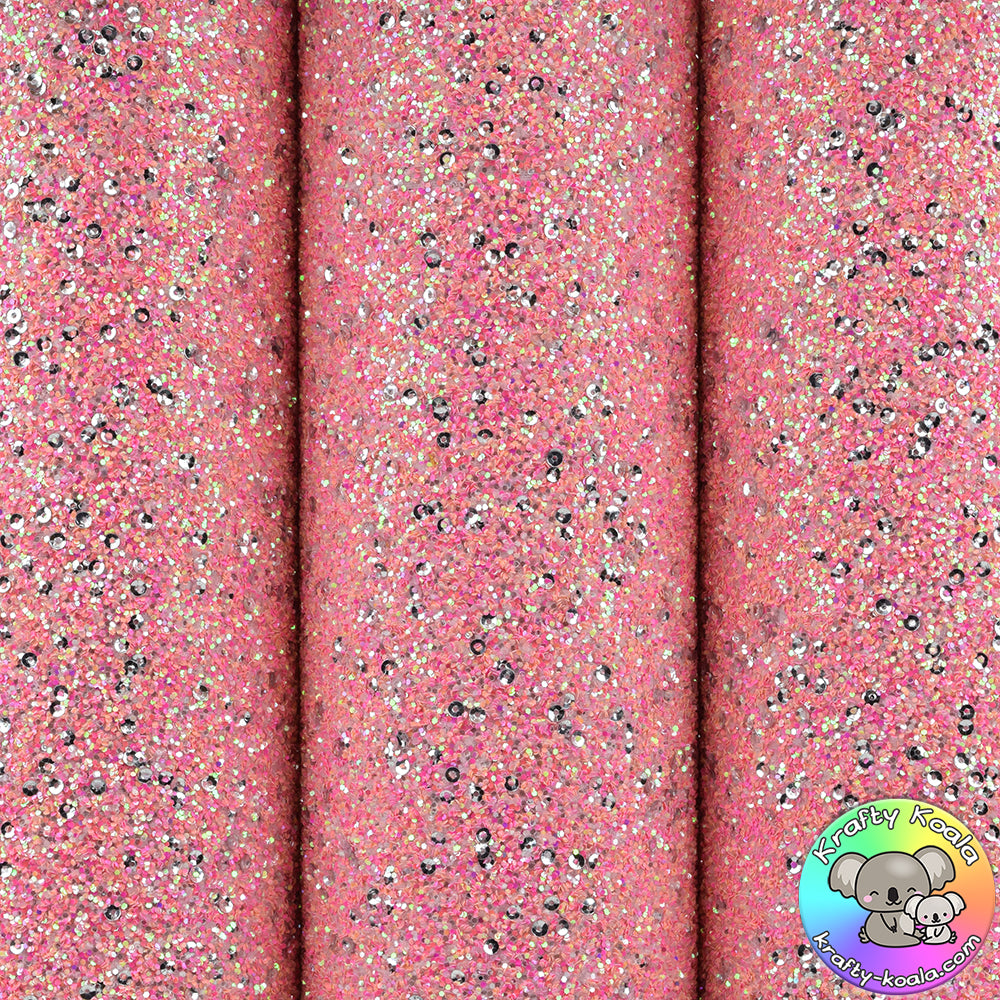 Candyfloss Sequin Chunky Glitter Fabric