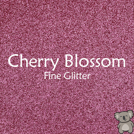 Cherry Blossom Fine Glitter Fabric