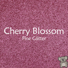 Cherry Blossom Fine Glitter Fabric