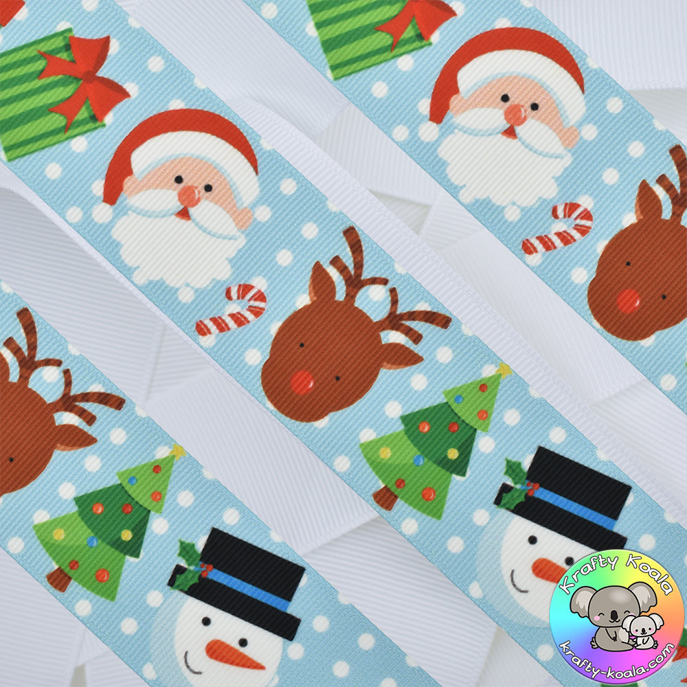 Christmas 11th Design - Patterned Grosgrain Ribbon