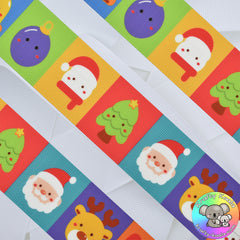 Christmas 12th Design - Patterned Grosgrain Ribbon