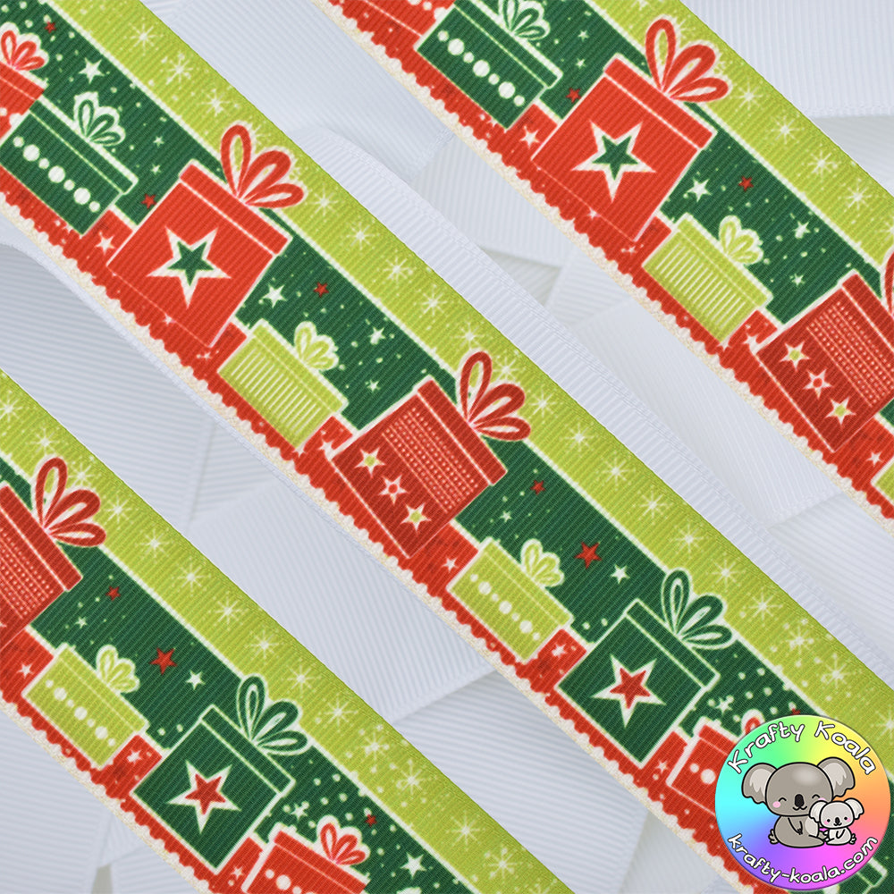 Christmas 18th Design - Patterned Grosgrain Ribbon