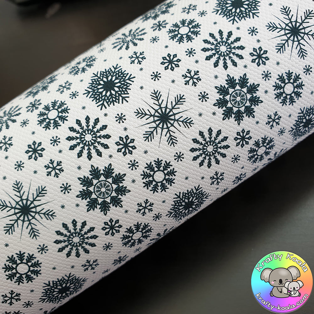 Christmas Snowflakes Fabric