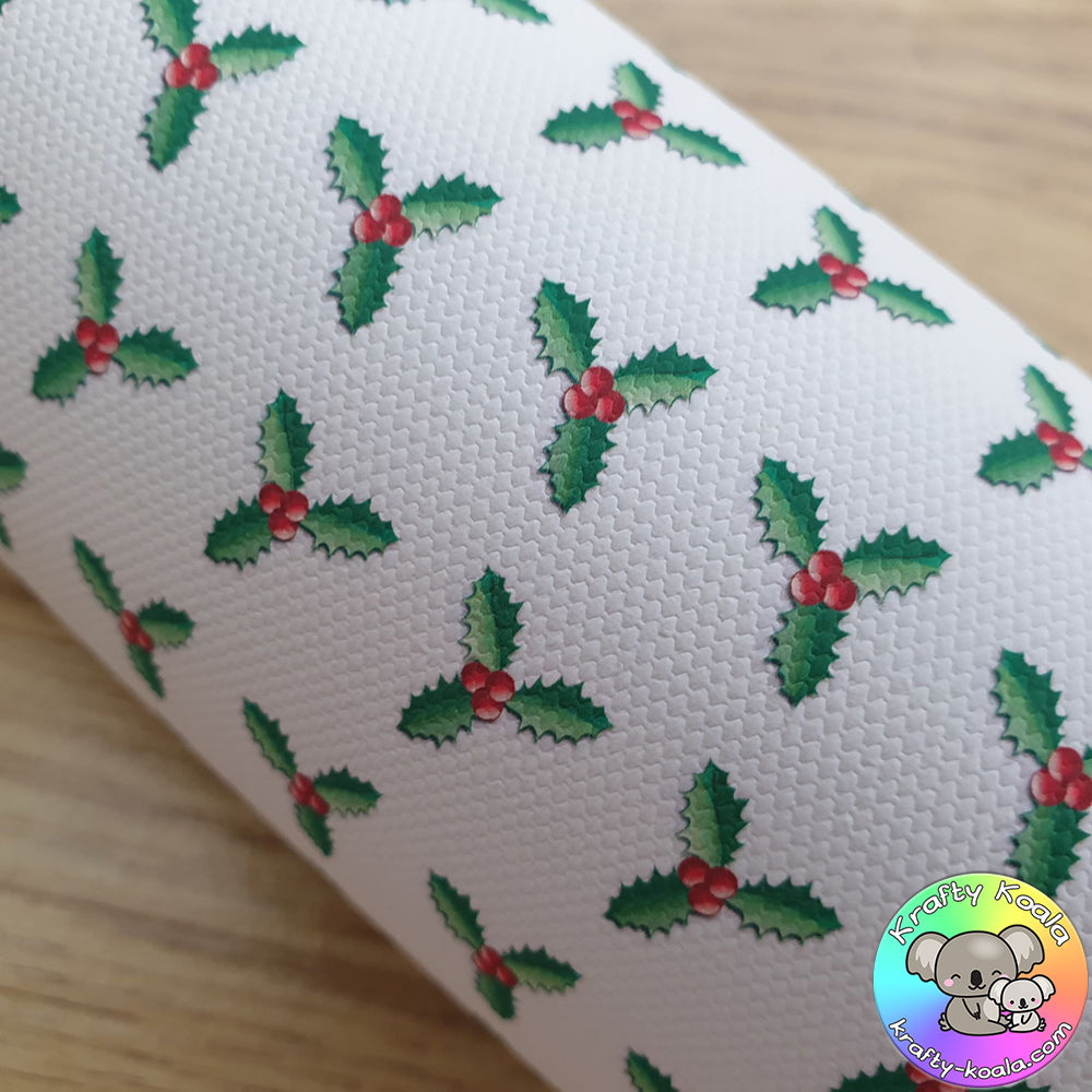 Christmas Holly Fabric