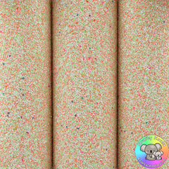 Citrus Candy Chunky Glitter Fabric