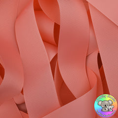 Coral Grosgrain Ribbon