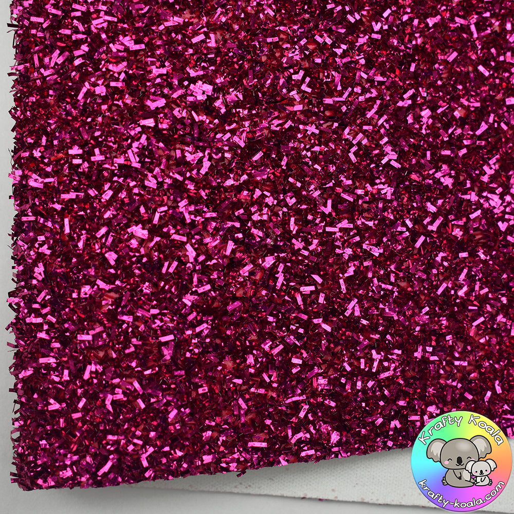 Dark Pink Tinsel Fabric