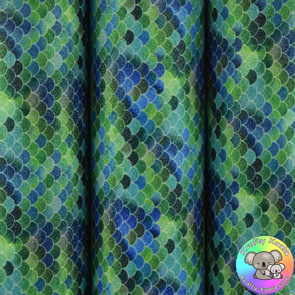 Enchanting Mermaid Fine Glitter Fabric