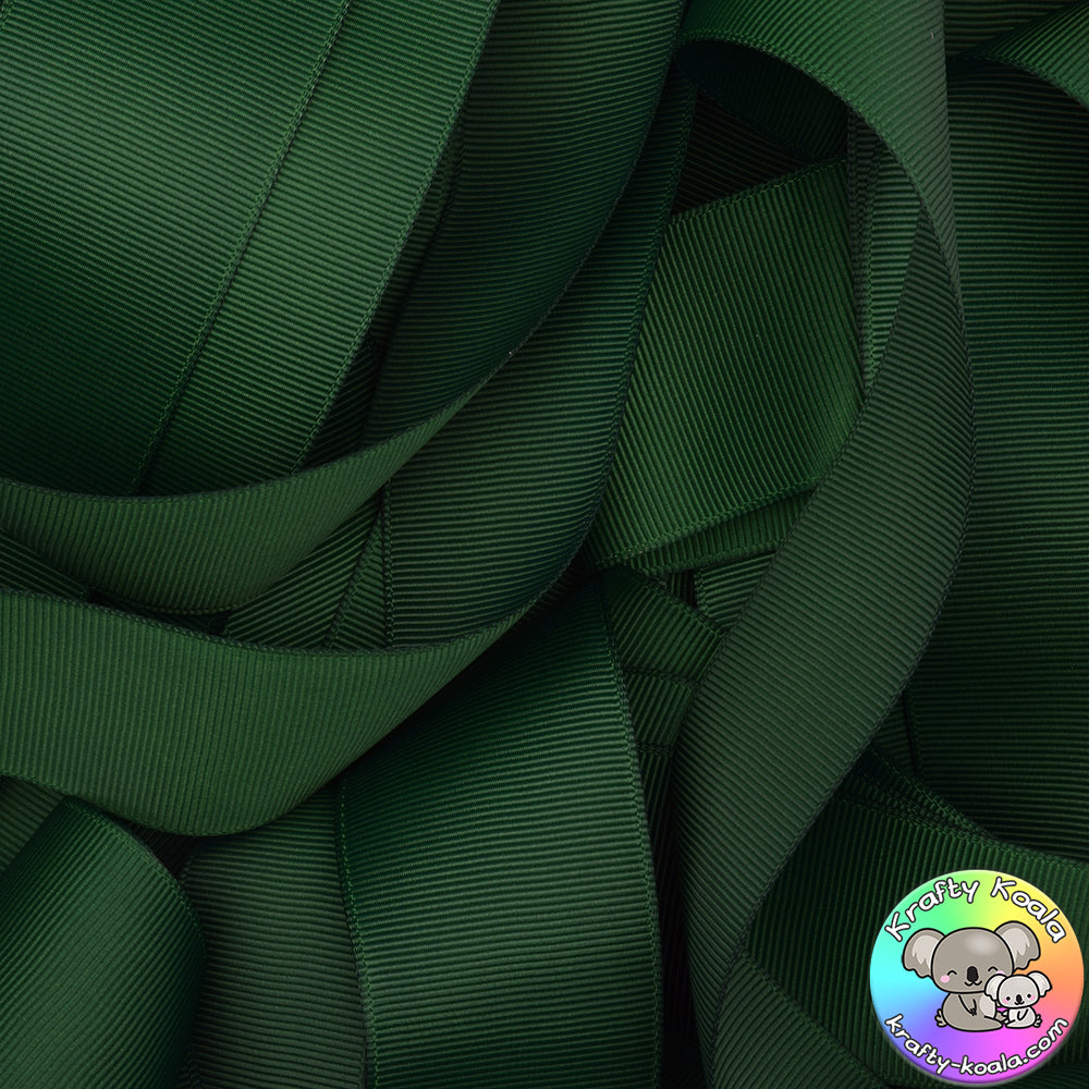 Forest Green Grosgrain Ribbon