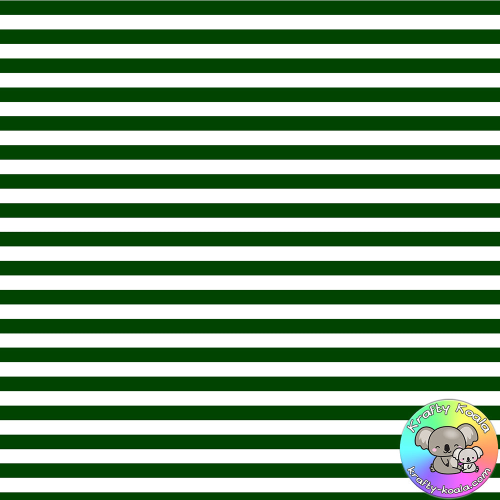 Forest Green Stripes Fabric