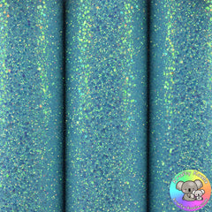 Frosted Blue Ultra Chunky Glitter Fabric