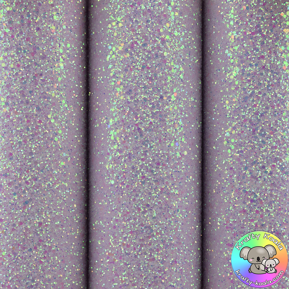 Frosted Pink Ultra Chunky Glitter Fabric