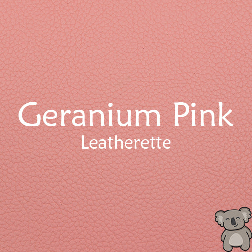 Geranium Pink Leatherette