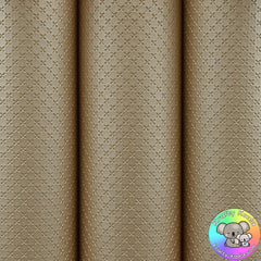 Gold Quilted Leatherette