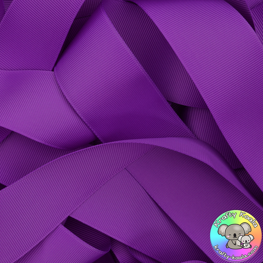 Grape Grosgrain Ribbon