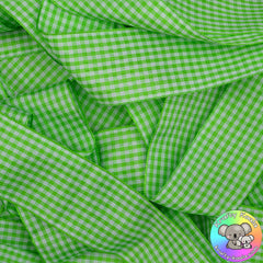 Green Flash Gingham Ribbon