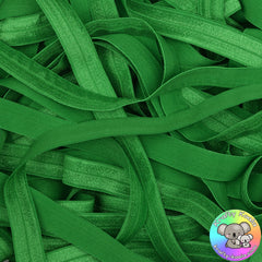 Green Fold Over Elastic