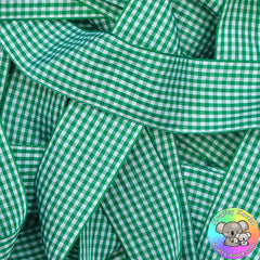 Green Gingham Ribbon