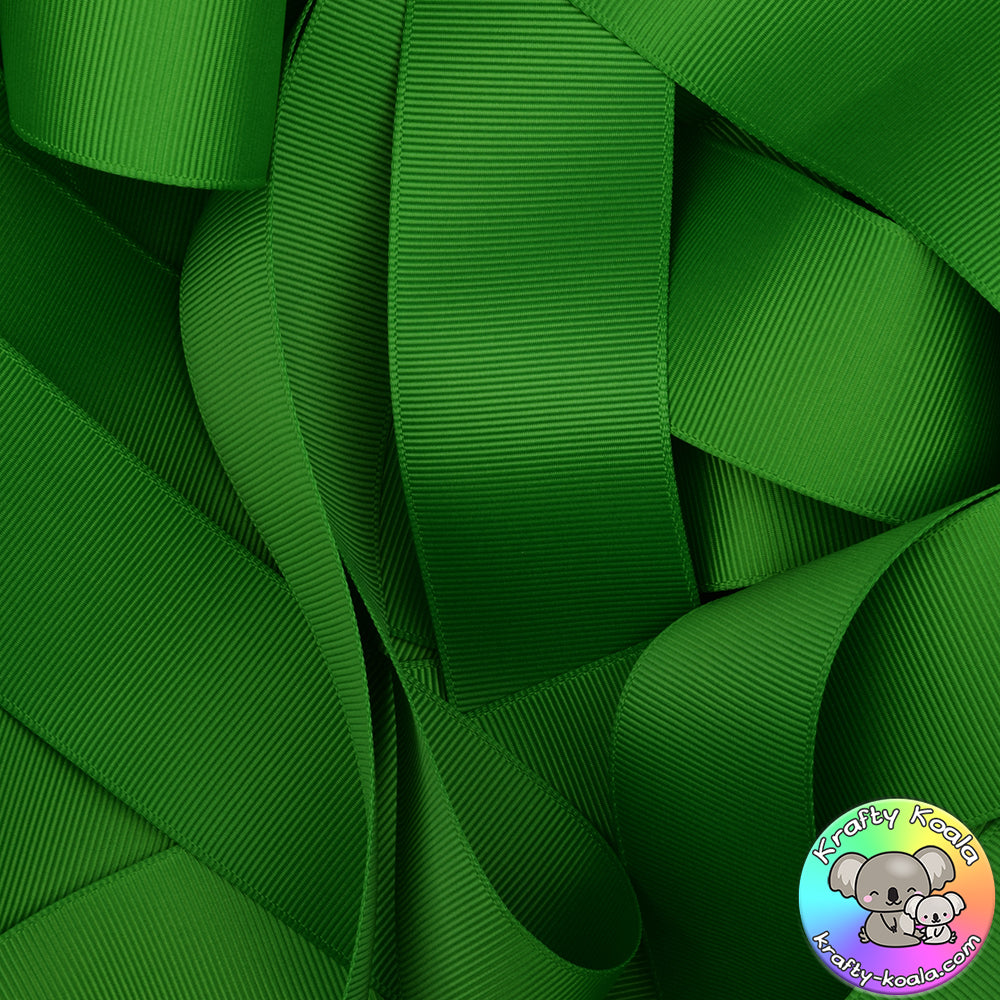 Green Grosgrain Ribbon