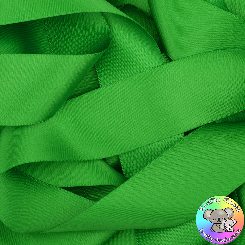 Green Satin Ribbon