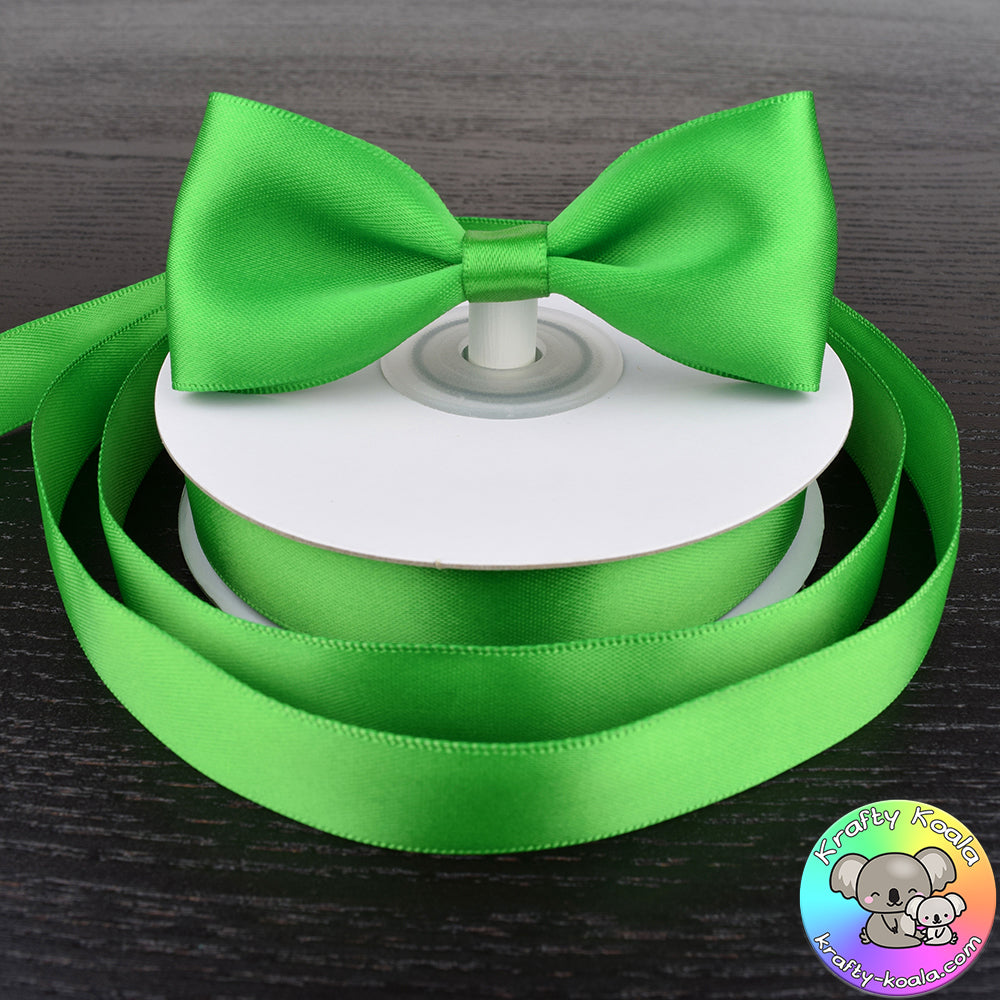 Green Satin Ribbon