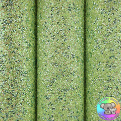 Green Sequin Chunky Glitter Fabric