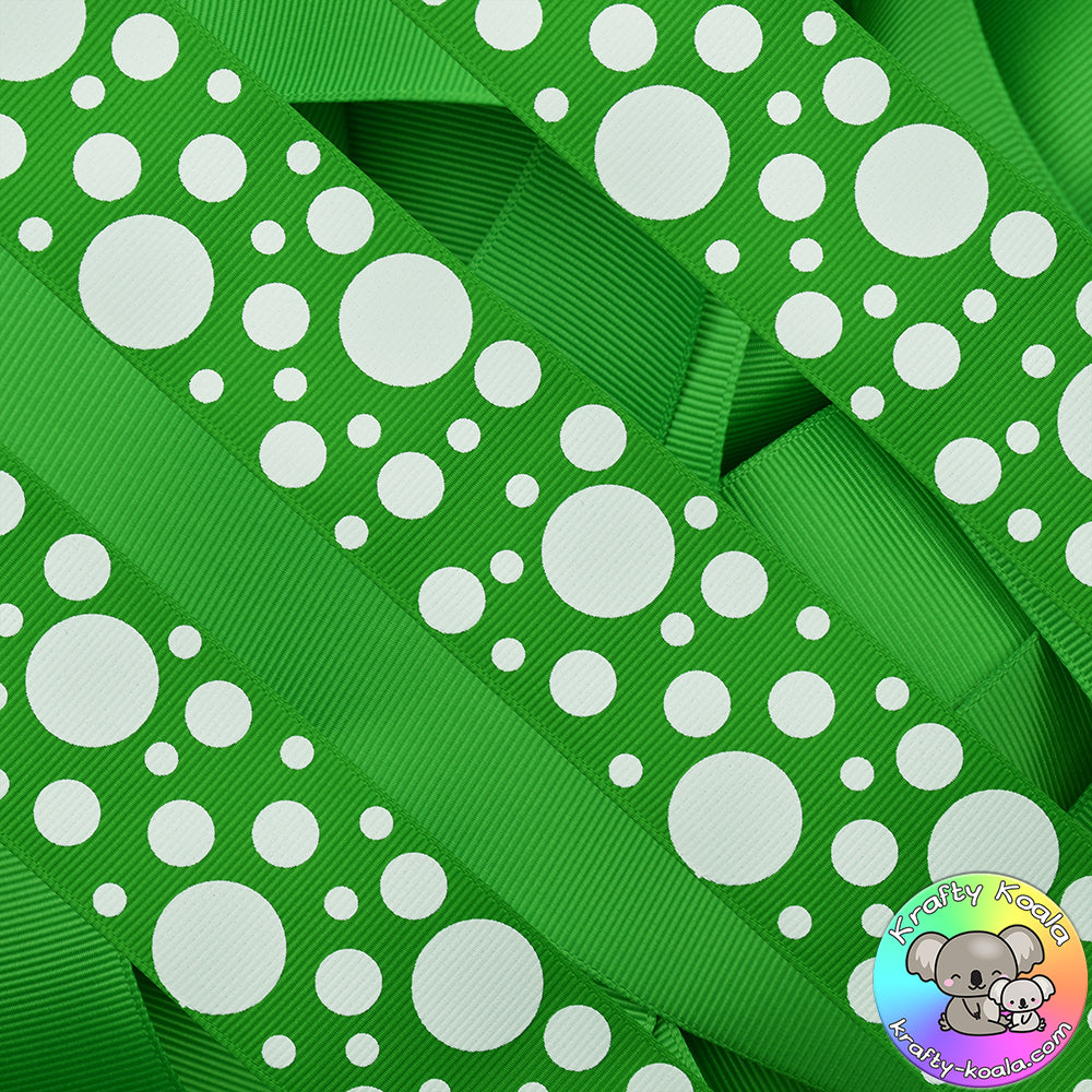 Green Spots Ribbon