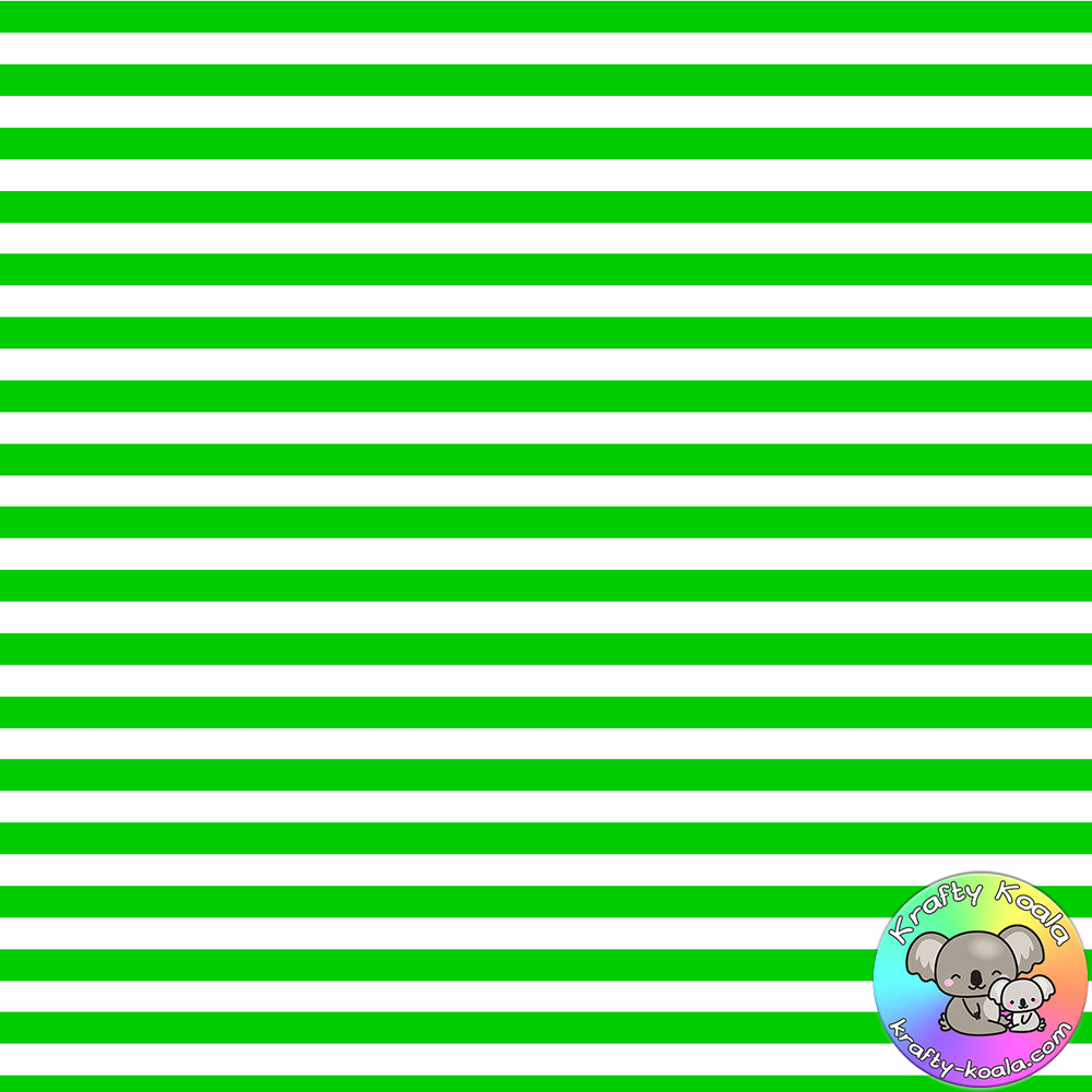 Green Stripes Fabric