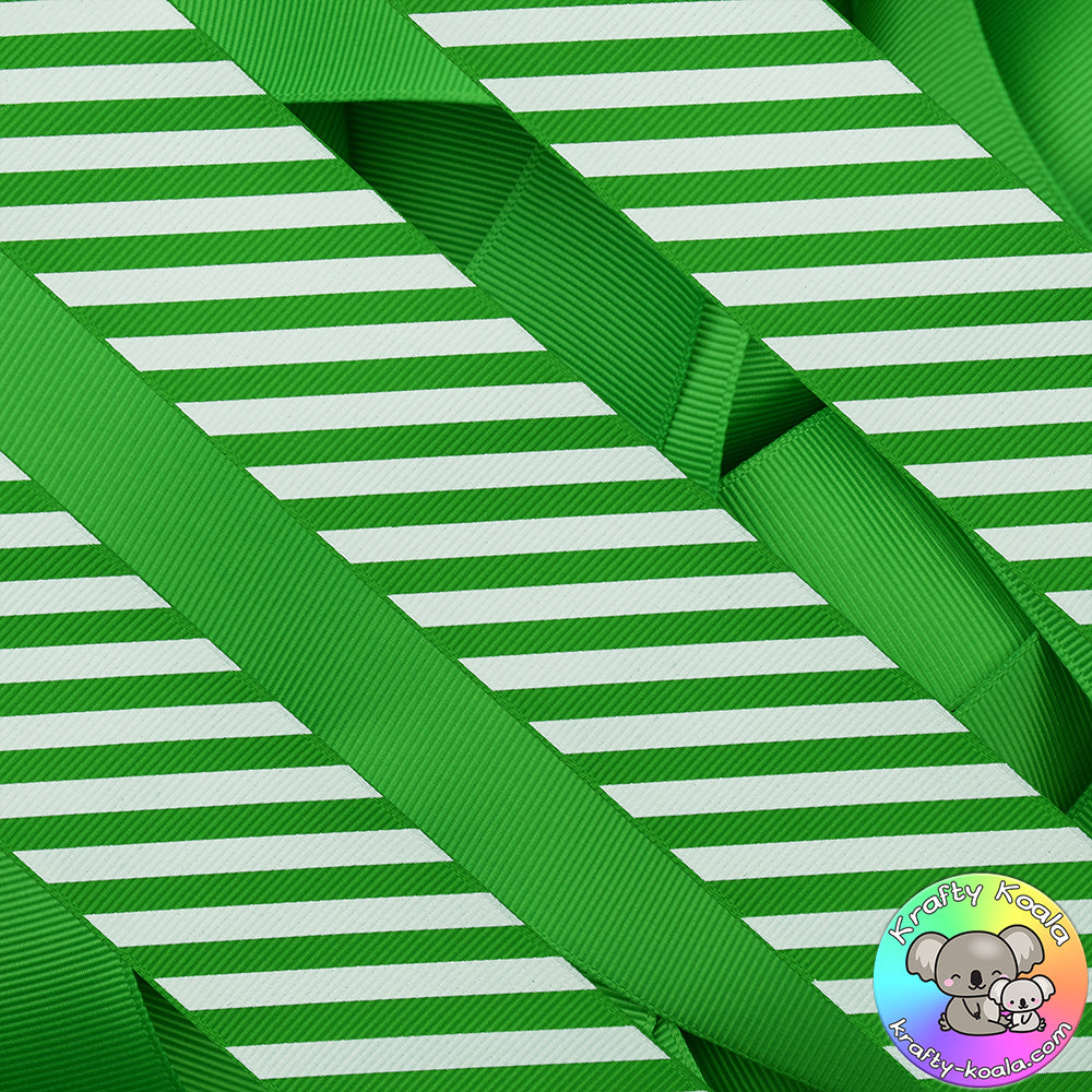 Green Stripes Ribbon