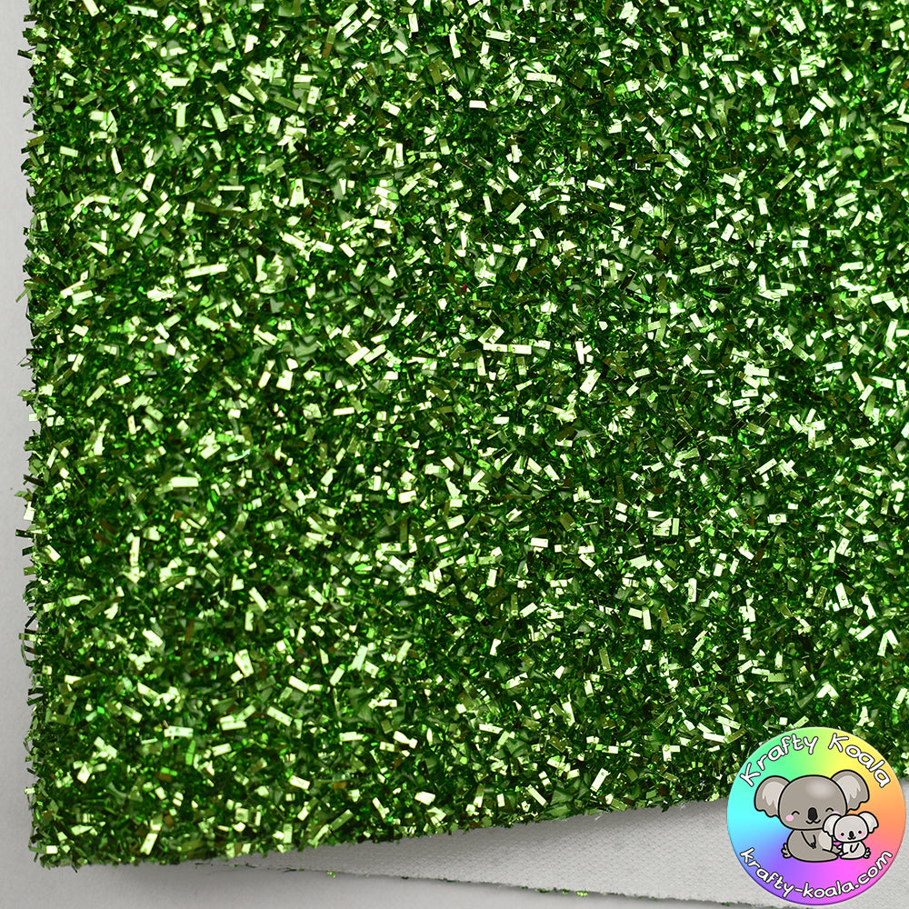 Green Tinsel Fabric