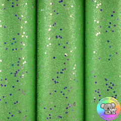 Green Glitter Ball Fine Glitter Fabric