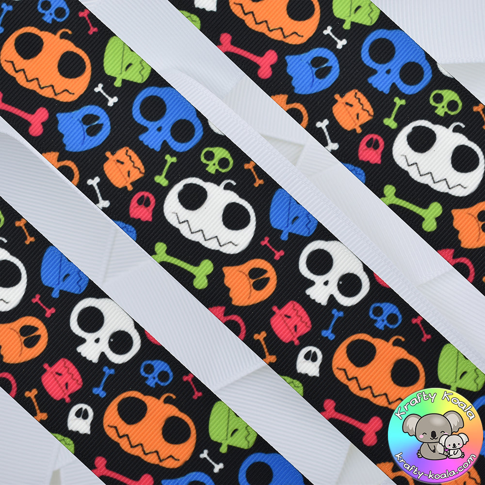 Halloween 11th Design - Patterned Grosgrain Ribbon