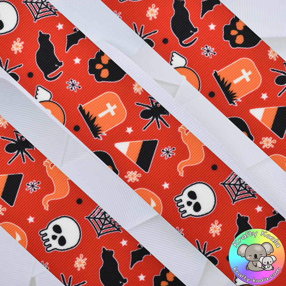 Halloween 16th Design - Patterned Grosgrain Ribbon