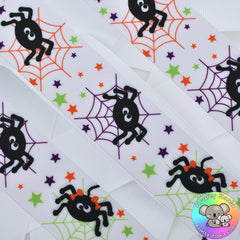 Halloween 8th Design Patterned Grosgrain Ribbon