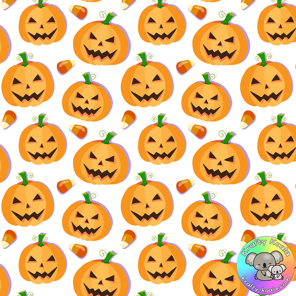 Halloween Pumpkins 1 Fabric