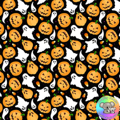 Halloween Pumpkins 3 Fabric