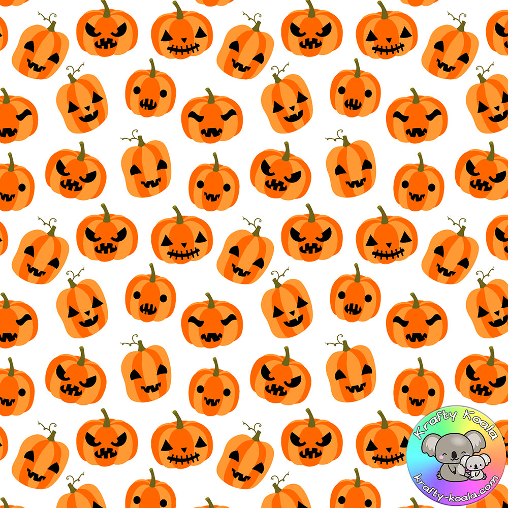 Halloween Pumpkins 7 Fabric