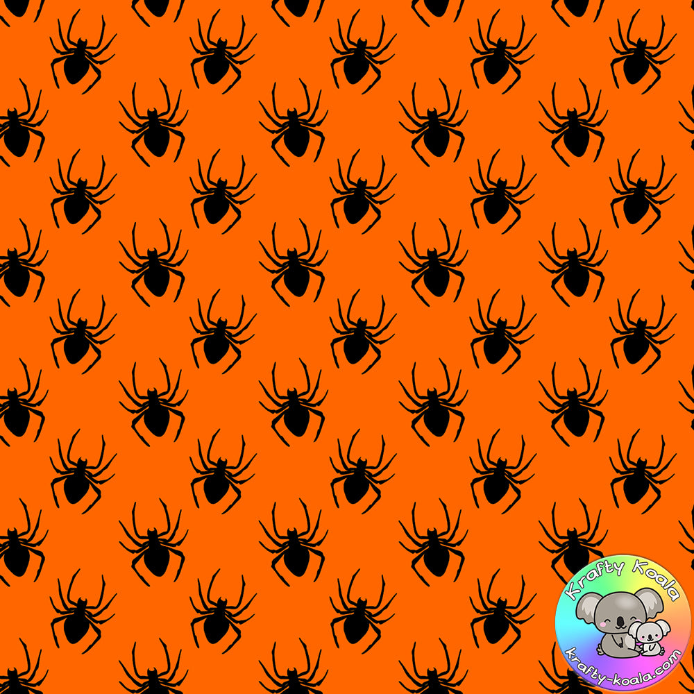 Halloween Spiders Fabric 3