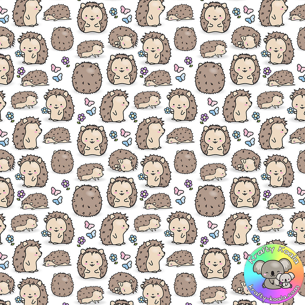 Hedgehogs Fabric