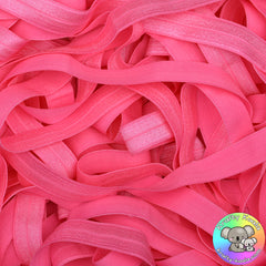 Hot Pink Fold Over Elastic