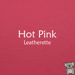 Hot Pink Leatherette