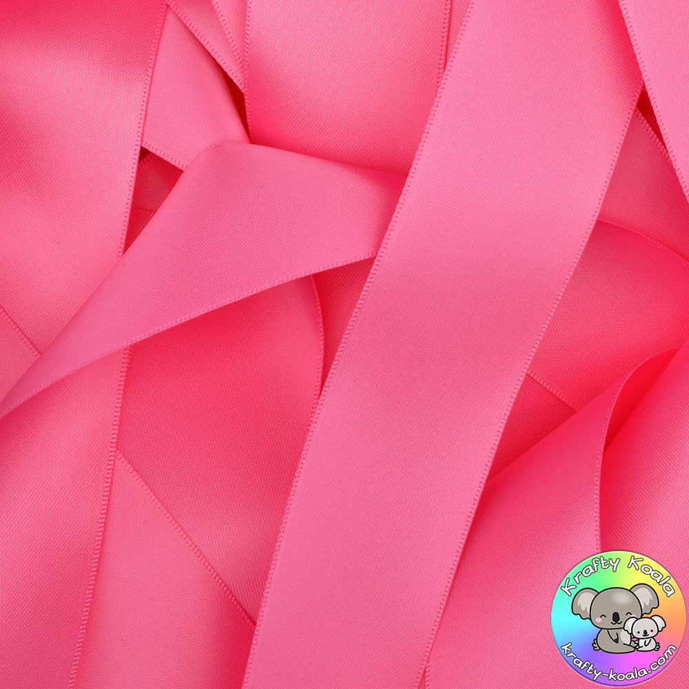 Hot Pink Satin Ribbon