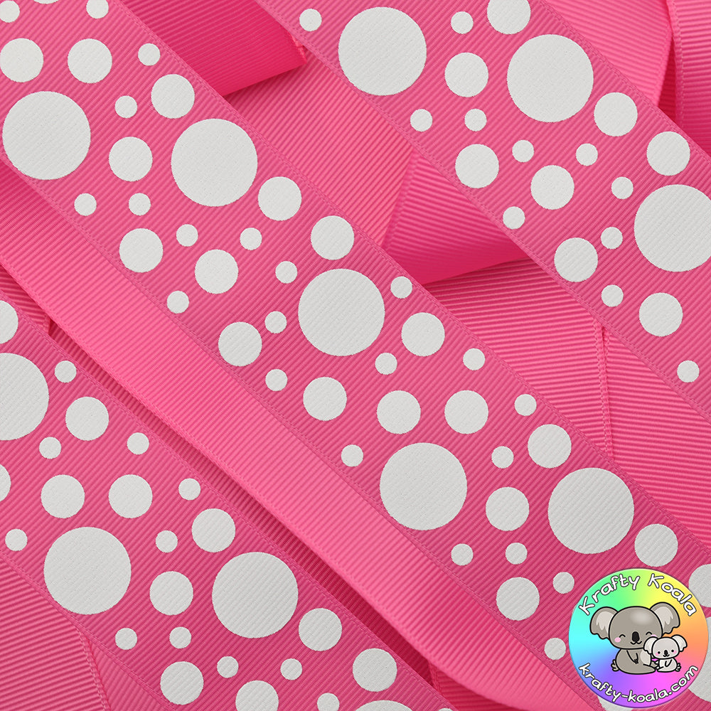 Hot Pink Spots Ribbon