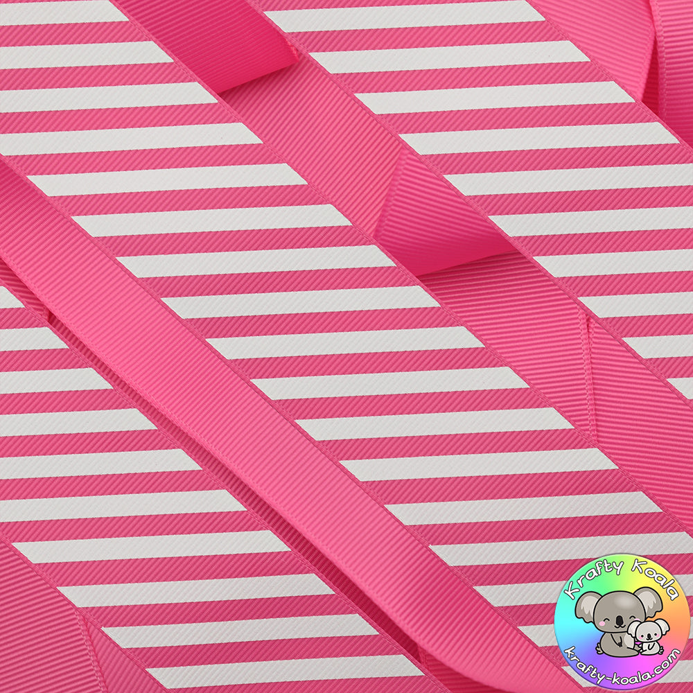 Hot Pink Stripes Ribbon